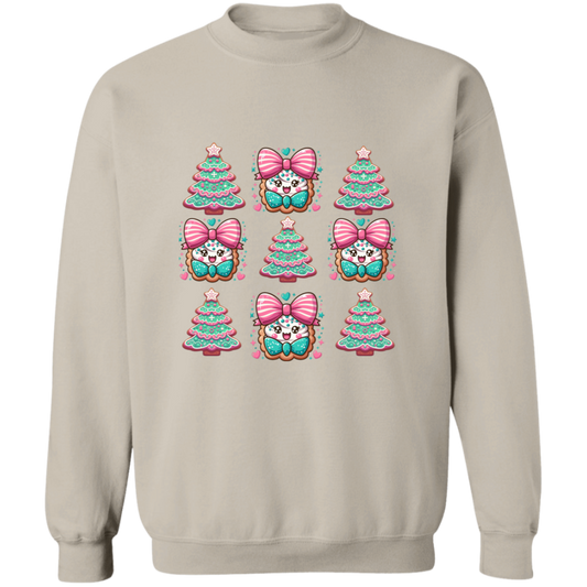 Gingerbread Holiday Christmas Crewneck Pullover