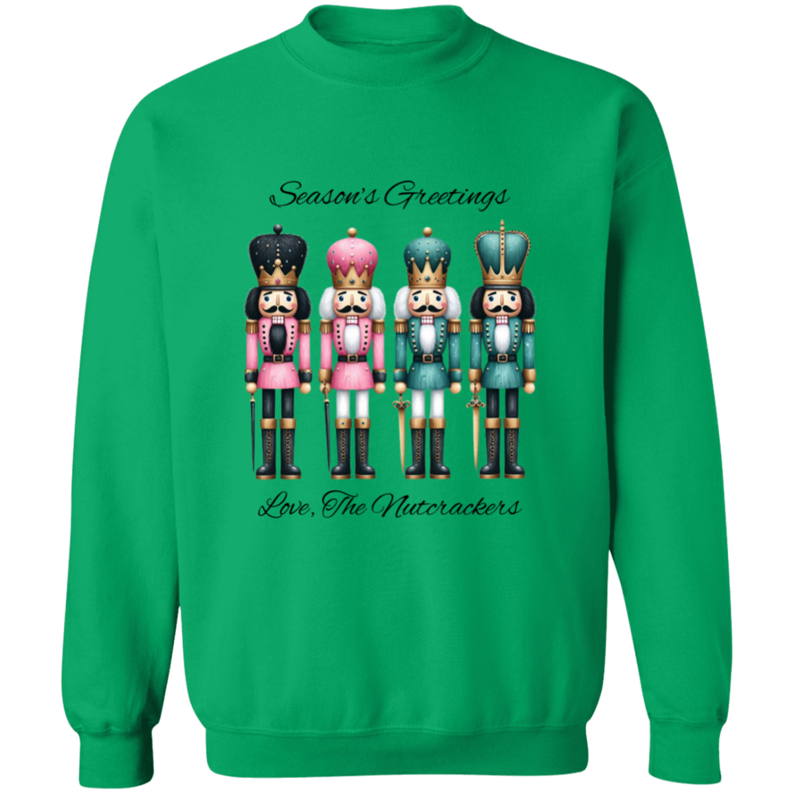 Season's Greetings Nutcracker Crewneck Pullover Sweatshirt