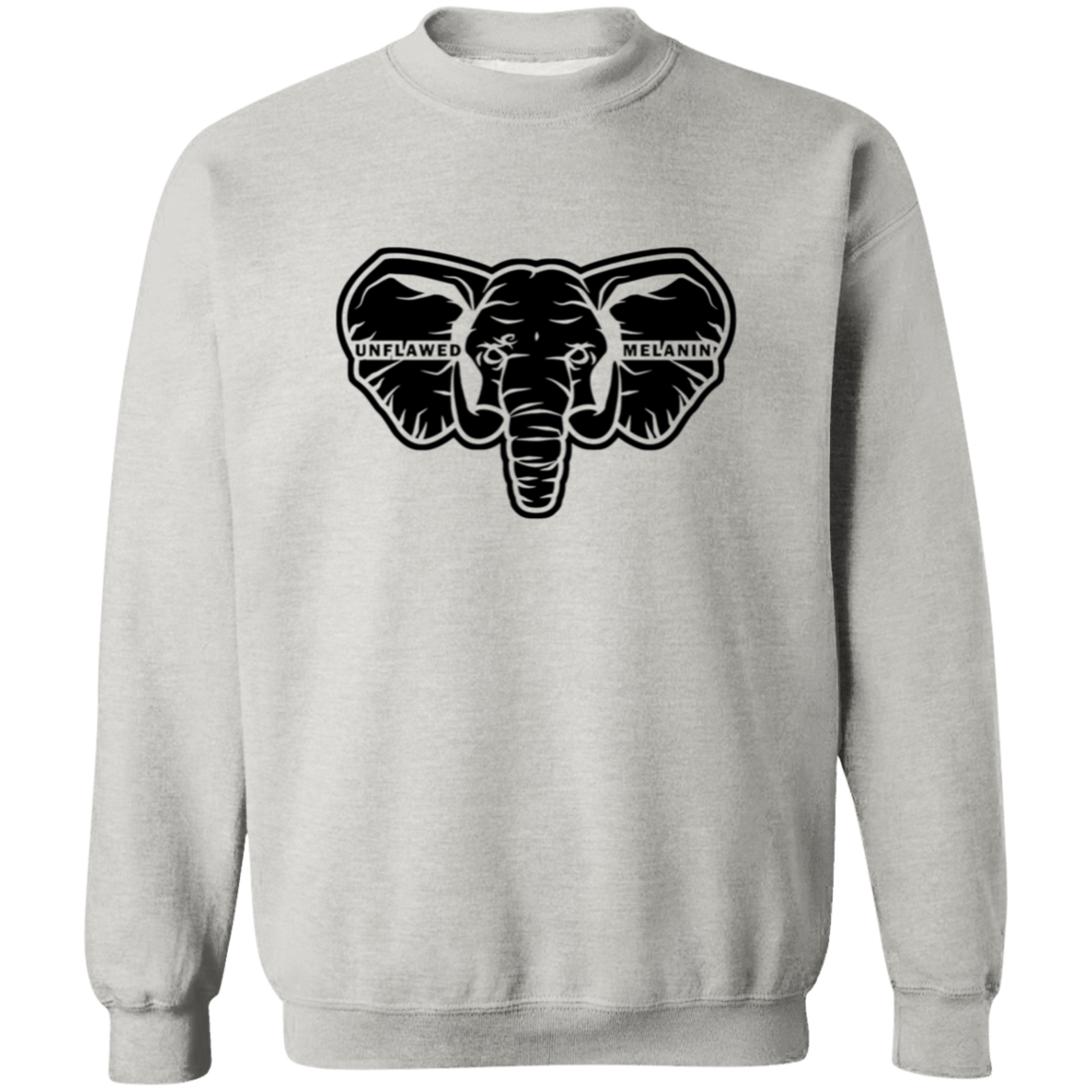 Unflawed Melanin Signature Crewneck Pullover Sweatshirt