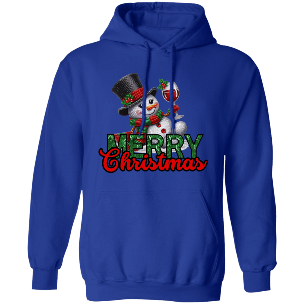 Cheers! Santa Wine Lovers Pullover Hoodie