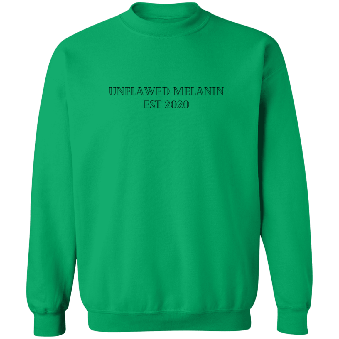 Unflawed Melanin Signature Crewneck Pullover Sweatshirt