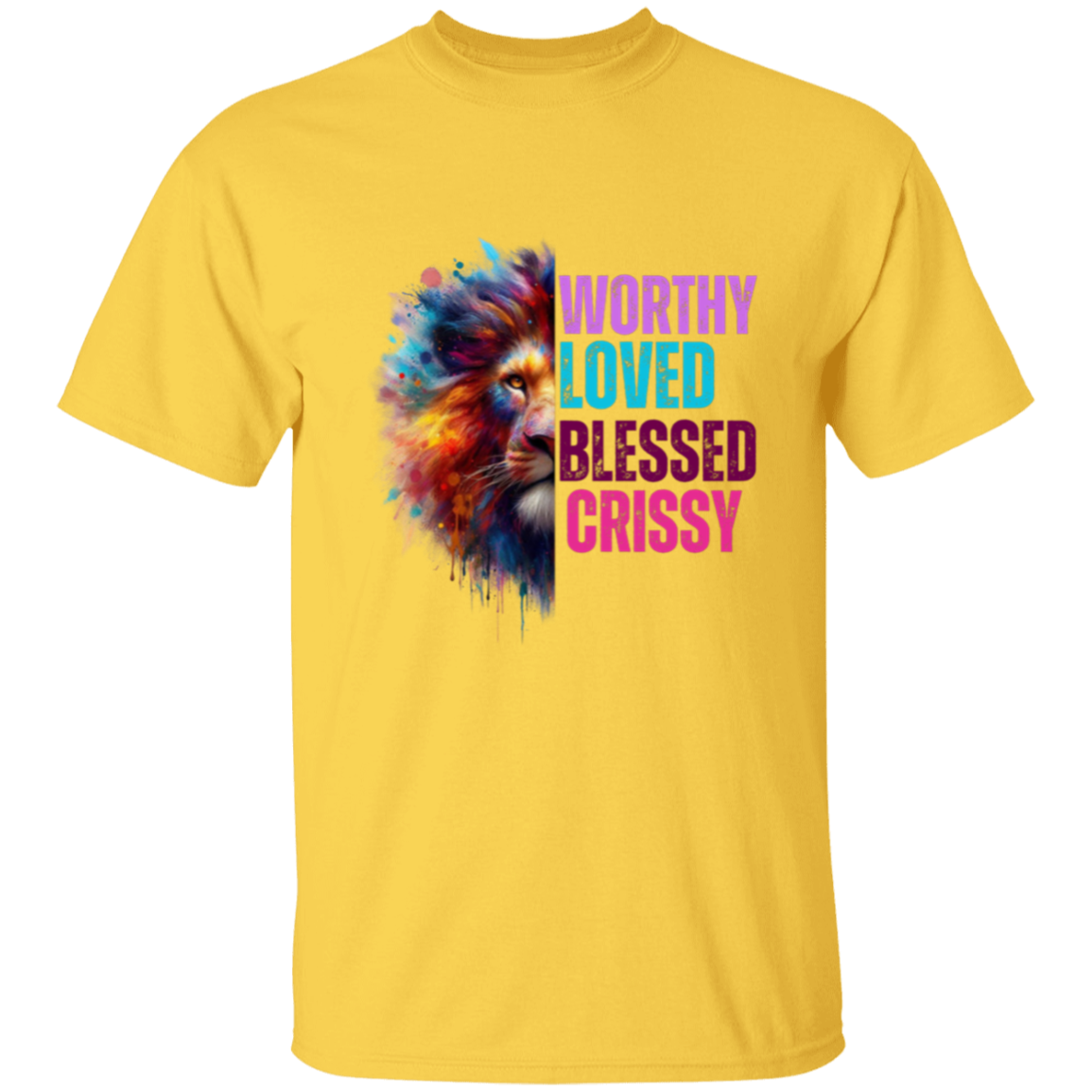 "Worthy loved Blessed" Motivational T-Shirt