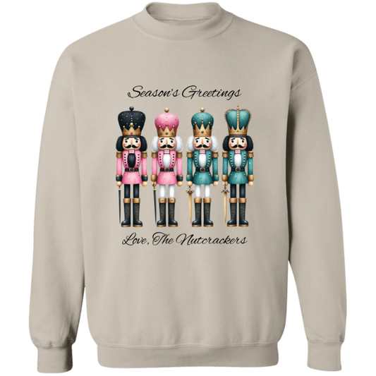 Season's Greetings Nutcracker Crewneck Pullover Sweatshirt