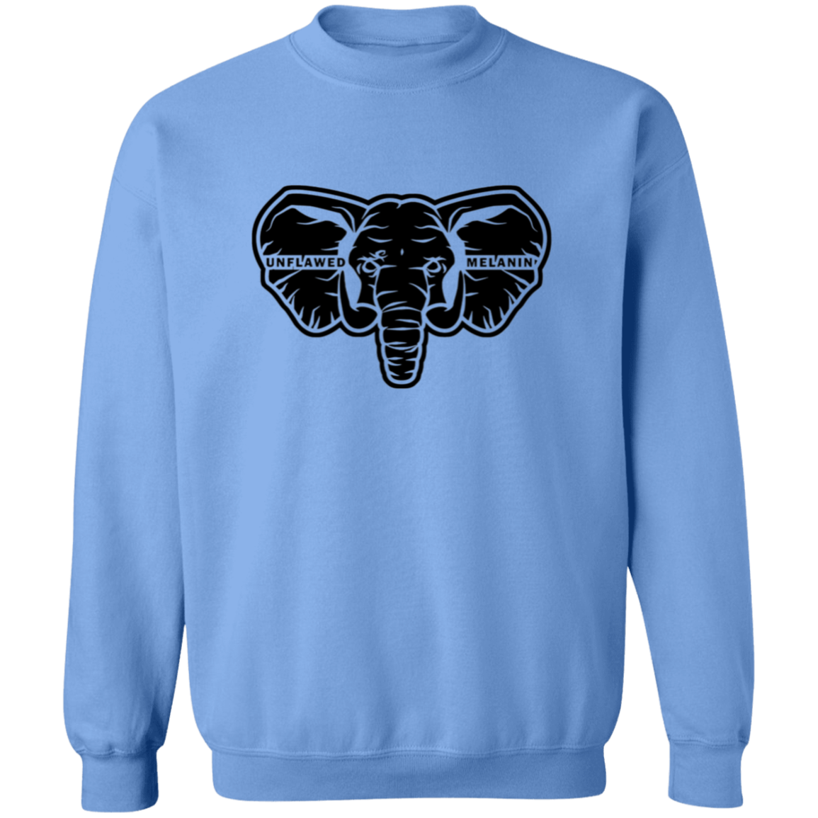 Unflawed Melanin Signature Crewneck Pullover Sweatshirt