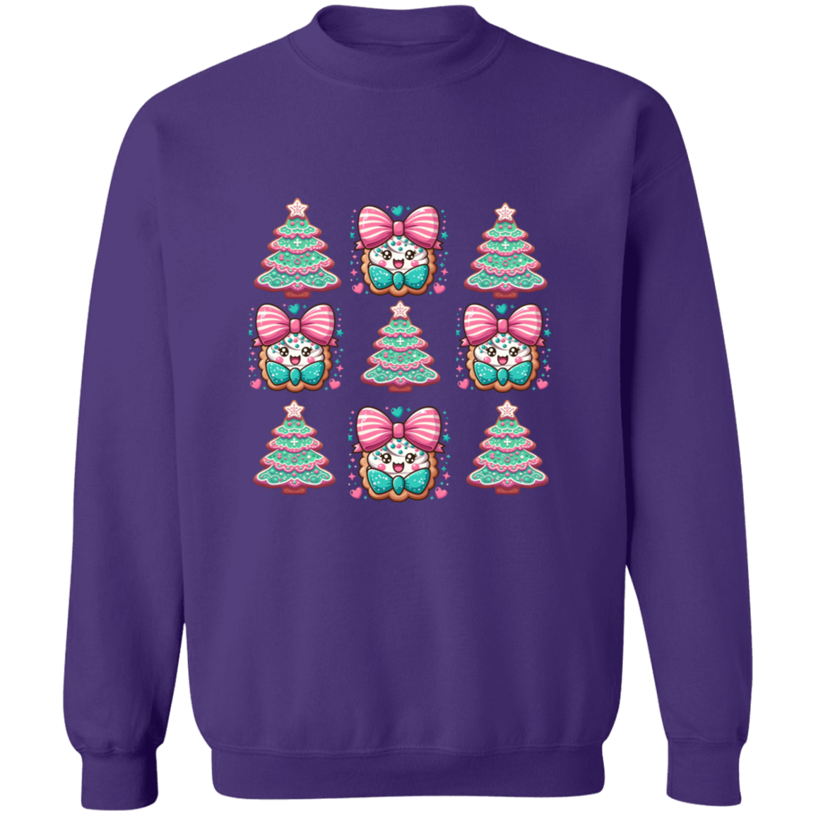 Gingerbread Holiday Christmas Crewneck Pullover