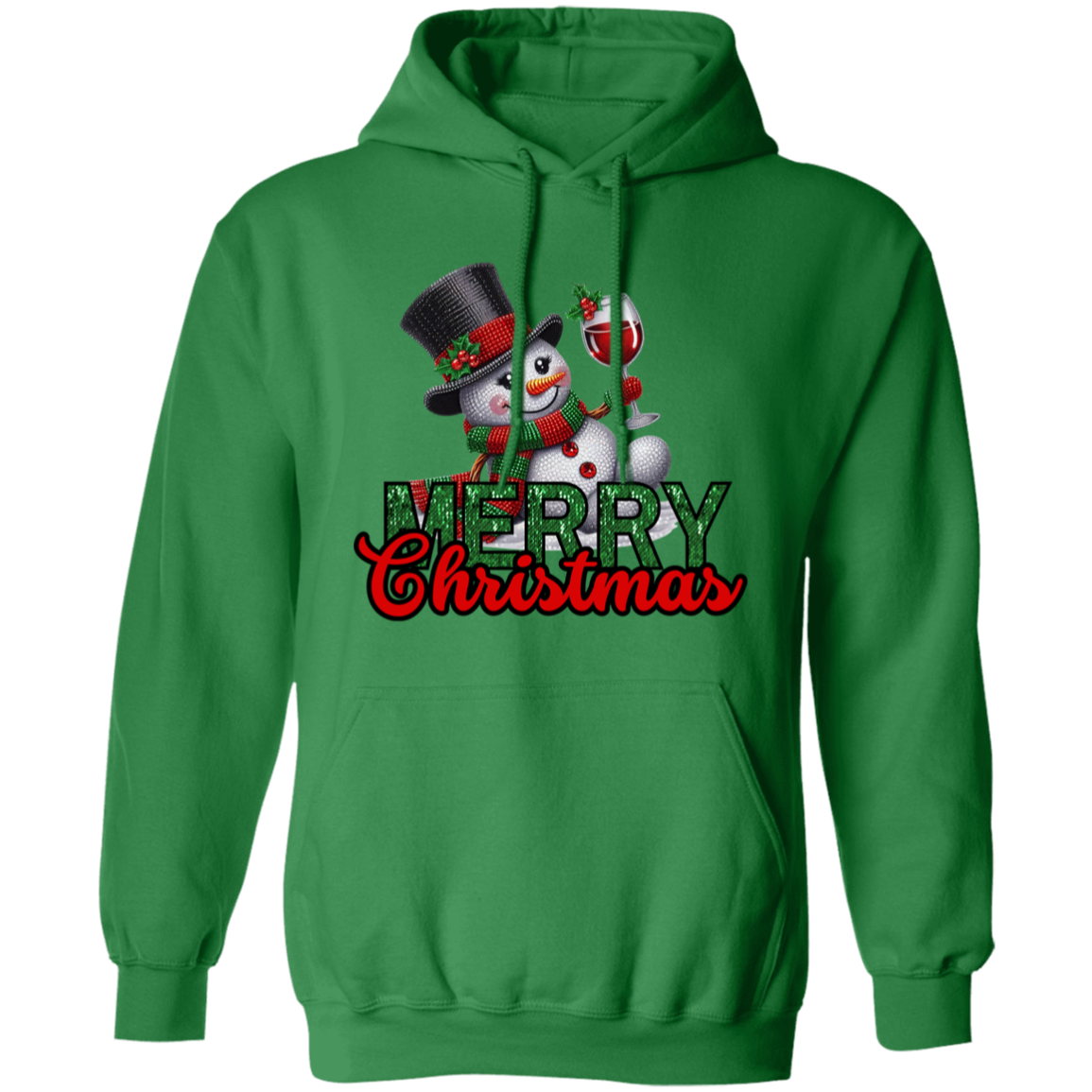 Cheers! Santa Wine Lovers Pullover Hoodie