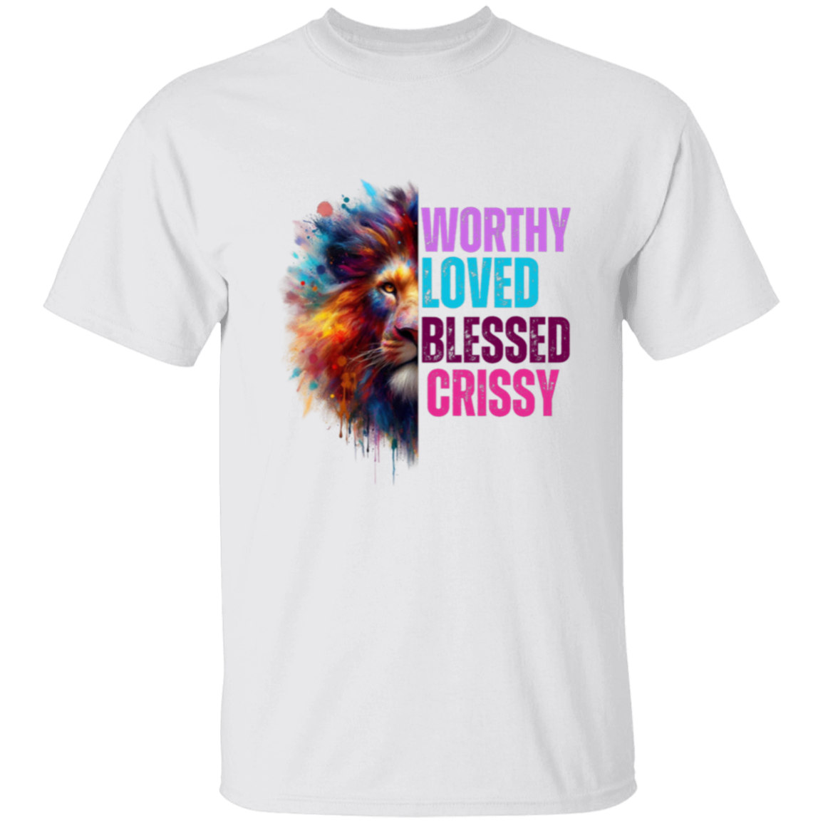 "Worthy loved Blessed" Motivational T-Shirt