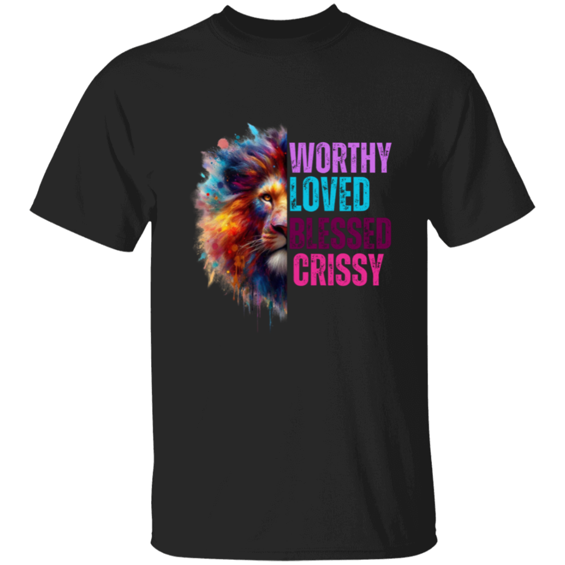 "Worthy loved Blessed" Motivational T-Shirt