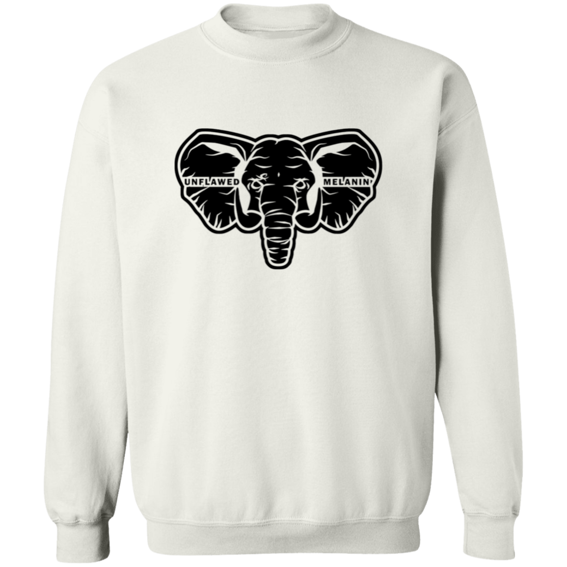 Unflawed Melanin Signature Crewneck Pullover Sweatshirt