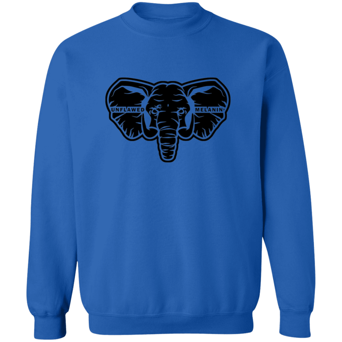 Unflawed Melanin Signature Crewneck Pullover Sweatshirt