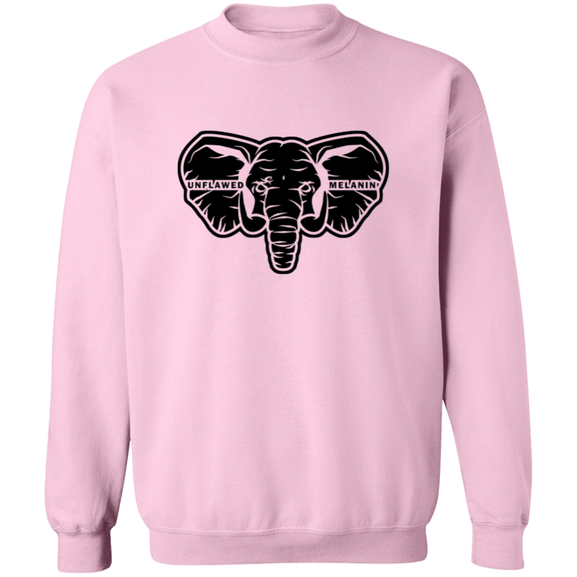 Unflawed Melanin Signature Crewneck Pullover Sweatshirt